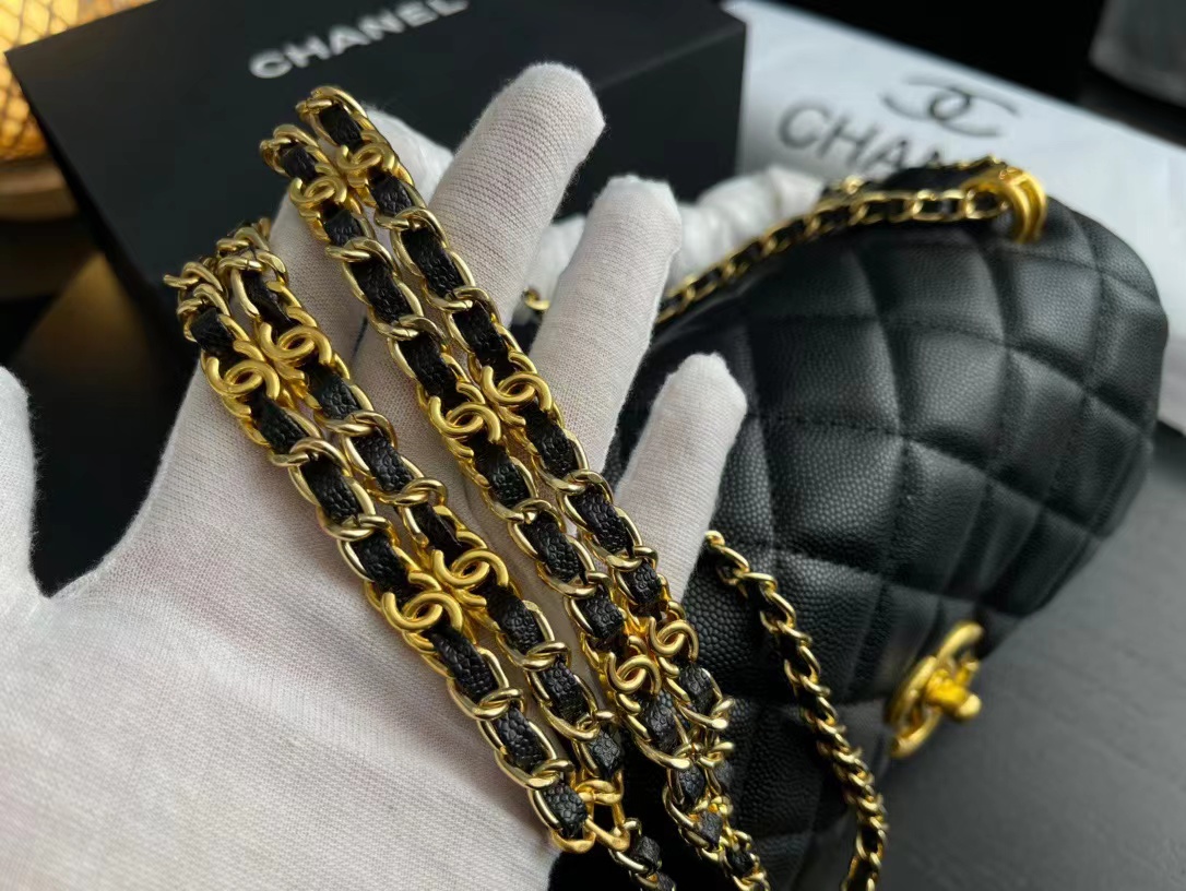 Replica Chanel Cf Mini Black 20Cm A69900 - Image 3