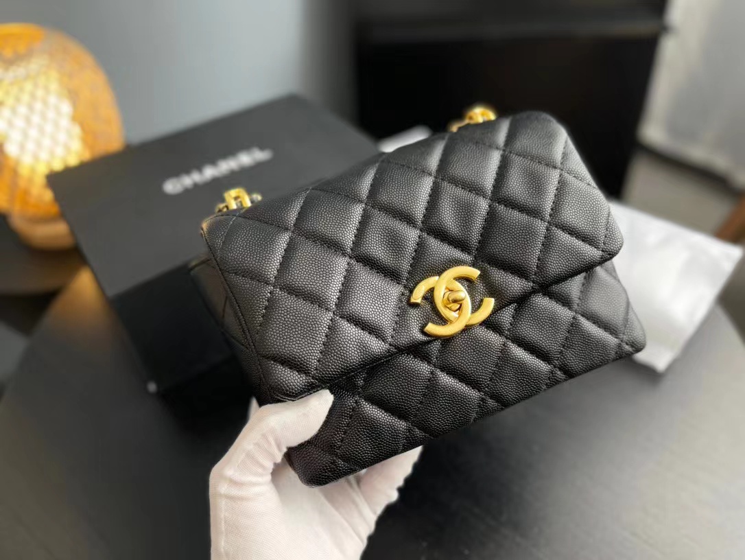 Replica Chanel Cf Mini Black 20Cm A69900 - Image 4