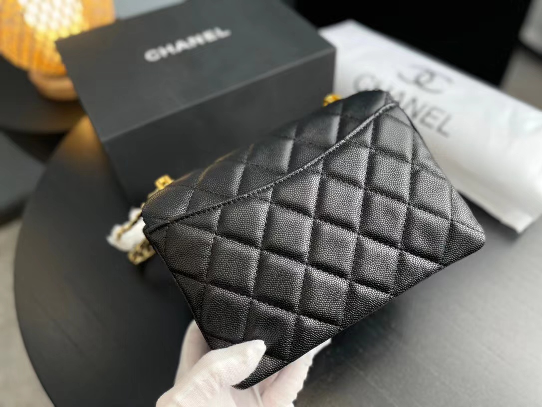 Replica Chanel Cf Mini Black 20Cm A69900 - Image 8