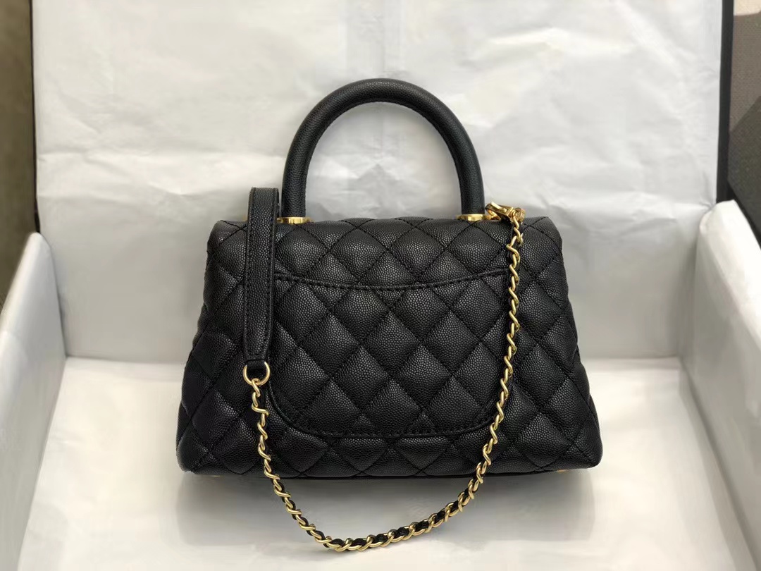 Replica Chanel Coco Handle Black 24*14*10Cm A92990 - Image 2