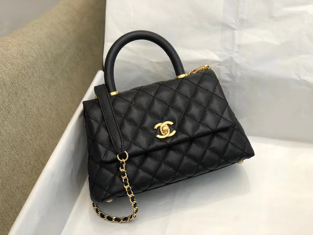 Replica Chanel Coco Handle Black 24*14*10Cm A92990 - Image 3