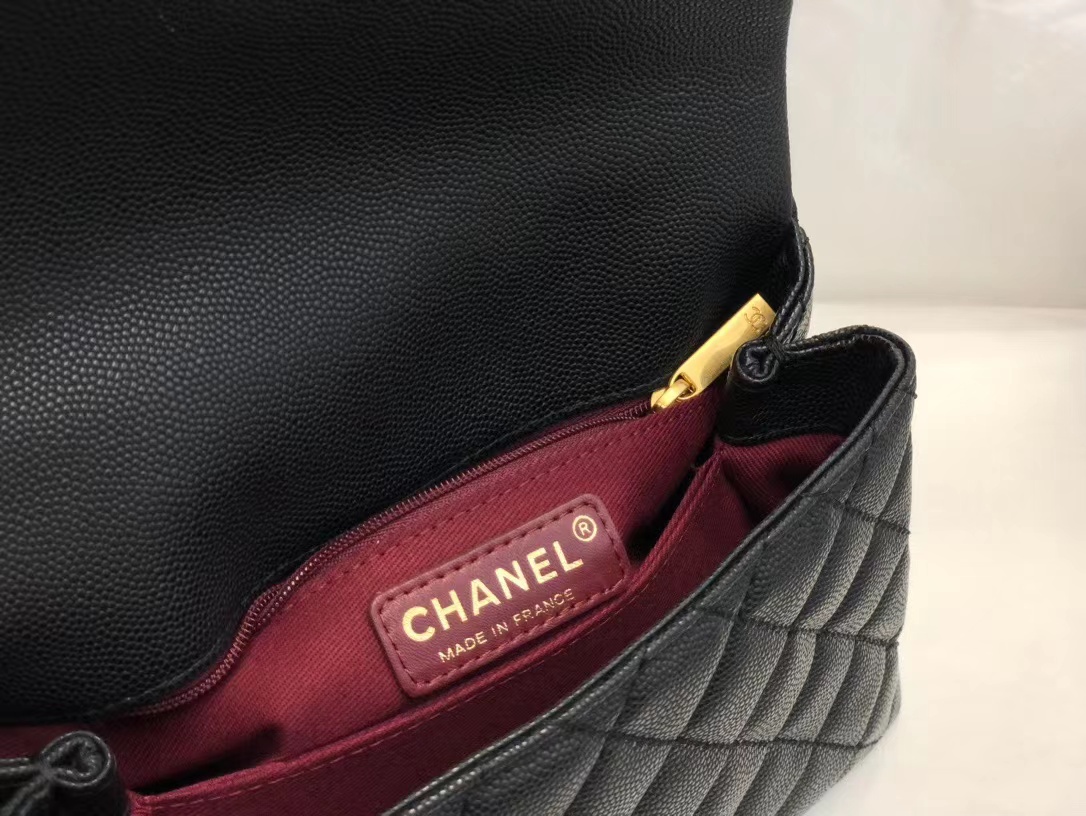 Replica Chanel Coco Handle Black 24*14*10Cm A92990 - Image 6
