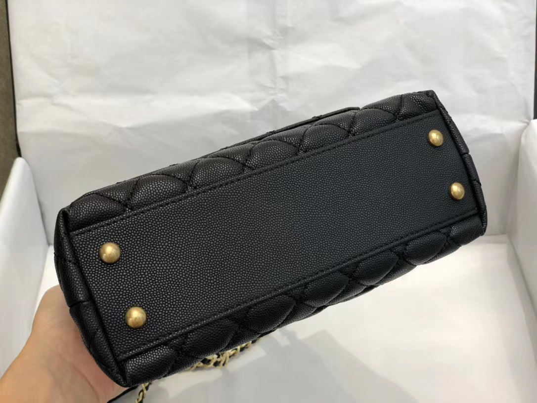Replica Chanel Coco Handle Black 24*14*10Cm A92990 - Image 9