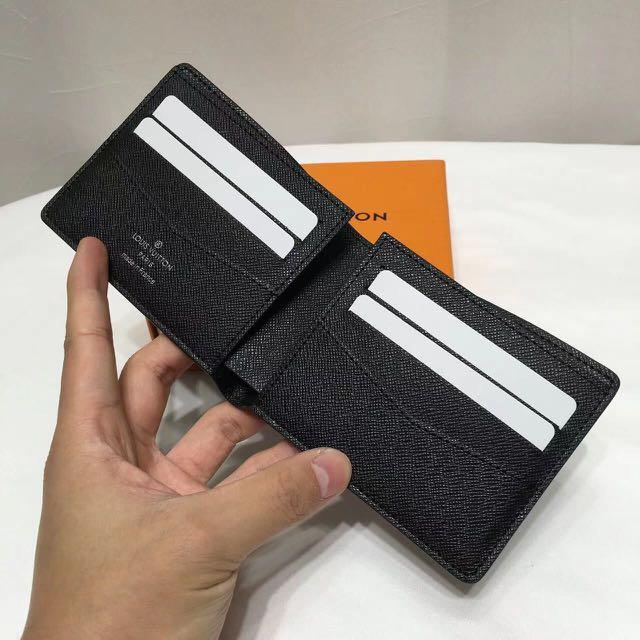 Replica Louis Vuitton Monogram Eclipse Canvas Slender Wallet Black M62294 - Image 5