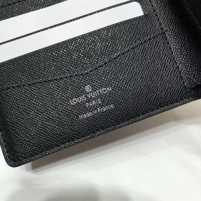 Replica Louis Vuitton Monogram Eclipse Canvas Slender Wallet Black M62294 - Image 8