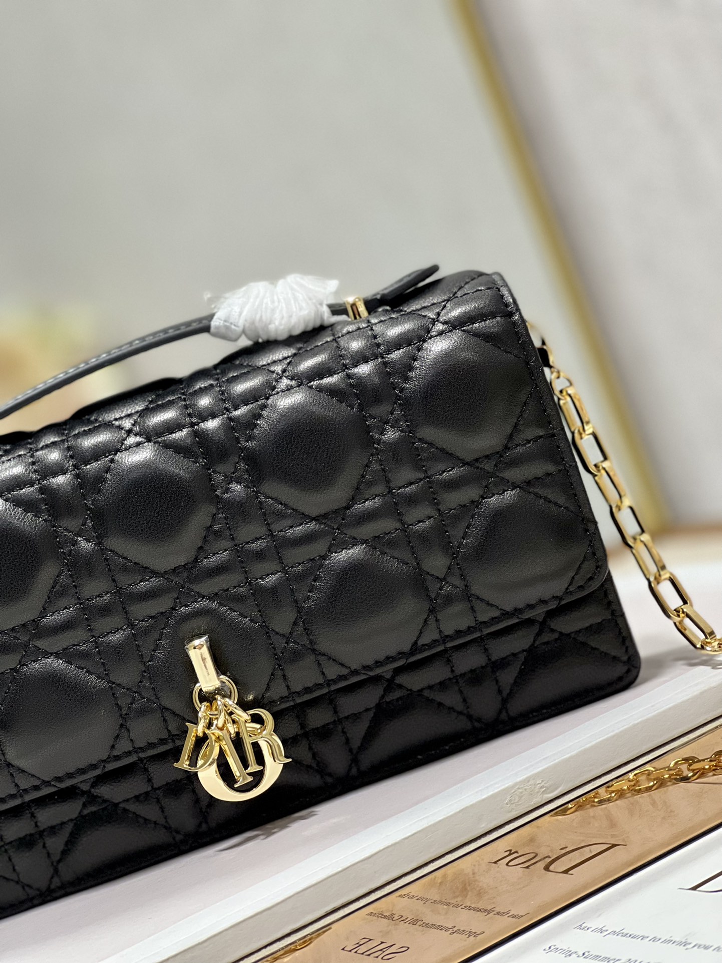 Replica Dior Miss Mini Bag Black Cannage Lambskin S0980Onmj_M900 - Image 6