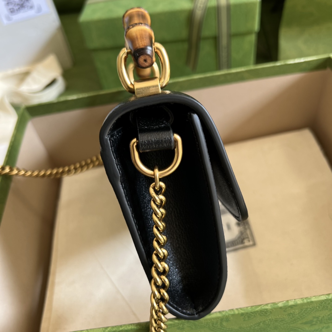 Replica Gucci Gg Small Top Handle Bag With Bamboo 675794 - Image 6