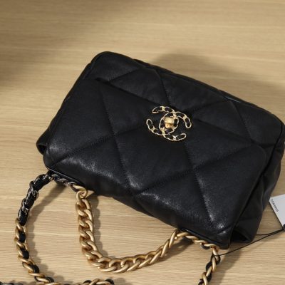 Alternative view of Replica Chanel Cf 19 Black Handbag