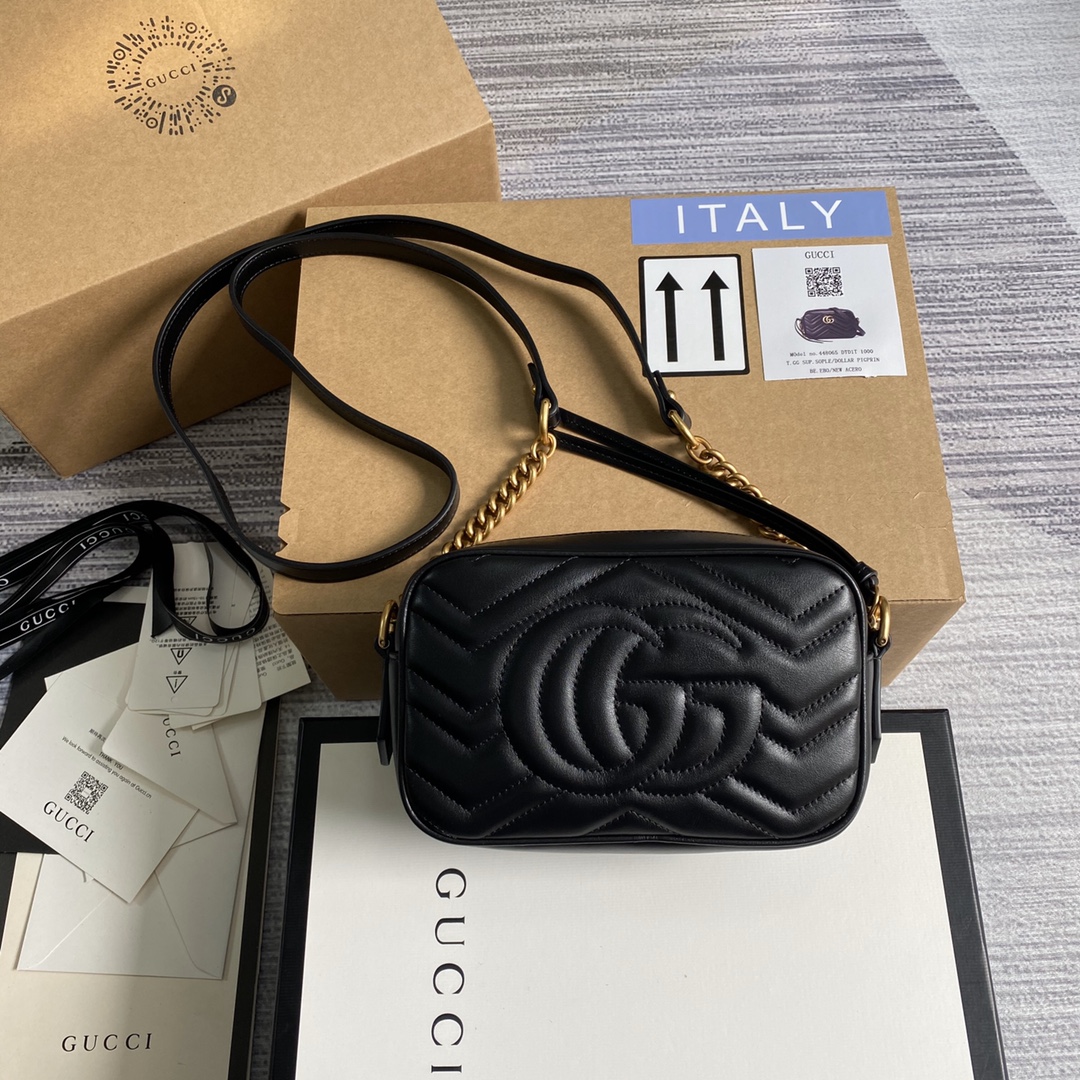 Replica Gucci Gg Marmont Matelasse Mini Bag 448065 - Image 8