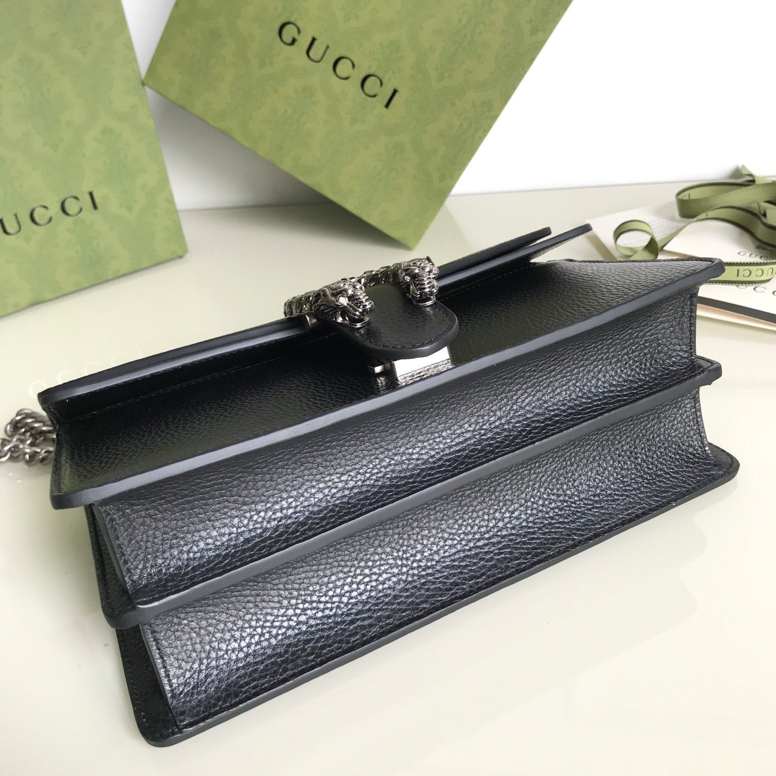 Replica Gucci Dionysus Small Shoulder Bag Black 400249 - Image 8
