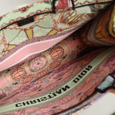 Alternative view of Replica Dior Book Tote Large Powder Pink Dior Jardin Magique Embroidery