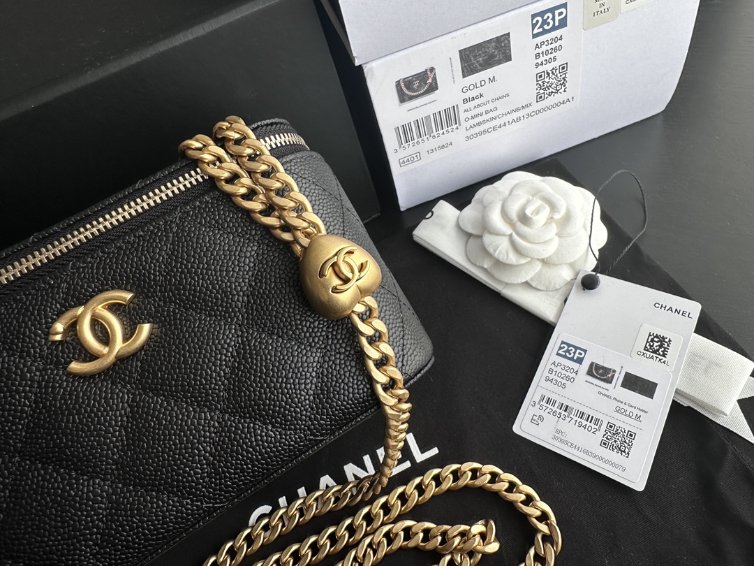 Replica Chanel Vanity Case Black Ap3204 - Image 7