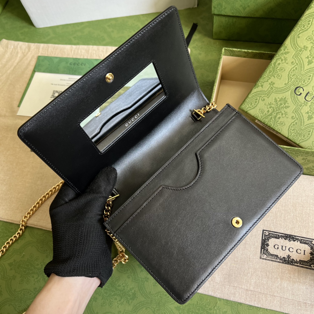 Replica Gucci Gg Matelasse Chain Wallet 723787 - Image 8