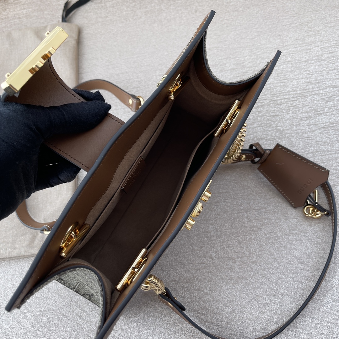 Replica Gucci Padlock Small Gg Shoulder Bag 498156 Khnkg8534 - Image 3