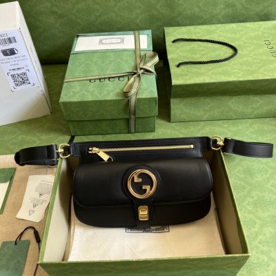 Replica Gucci Blondie Belt Bag Black 718154