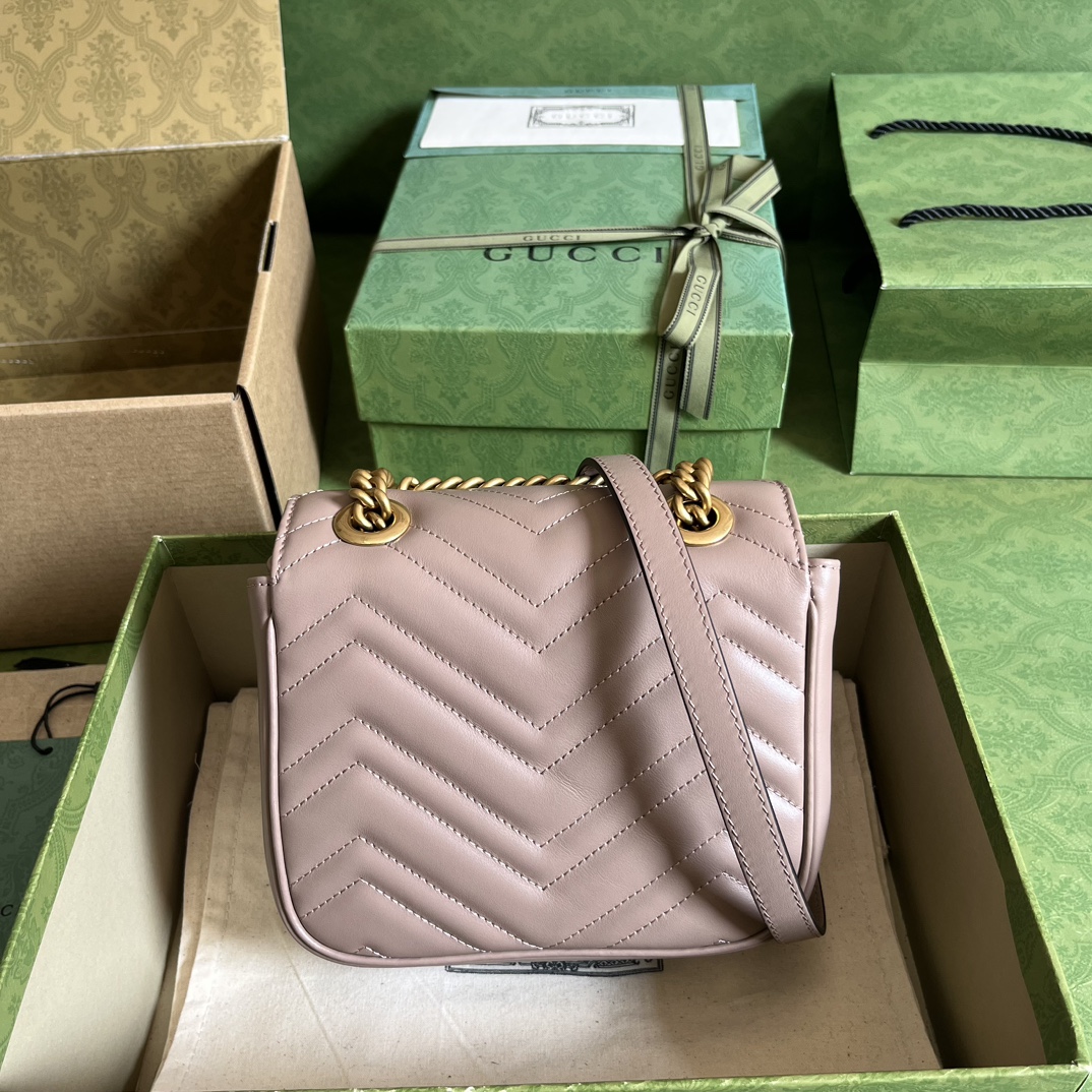 Replica Gucci Marmont Gg Pink 739682 - Image 5