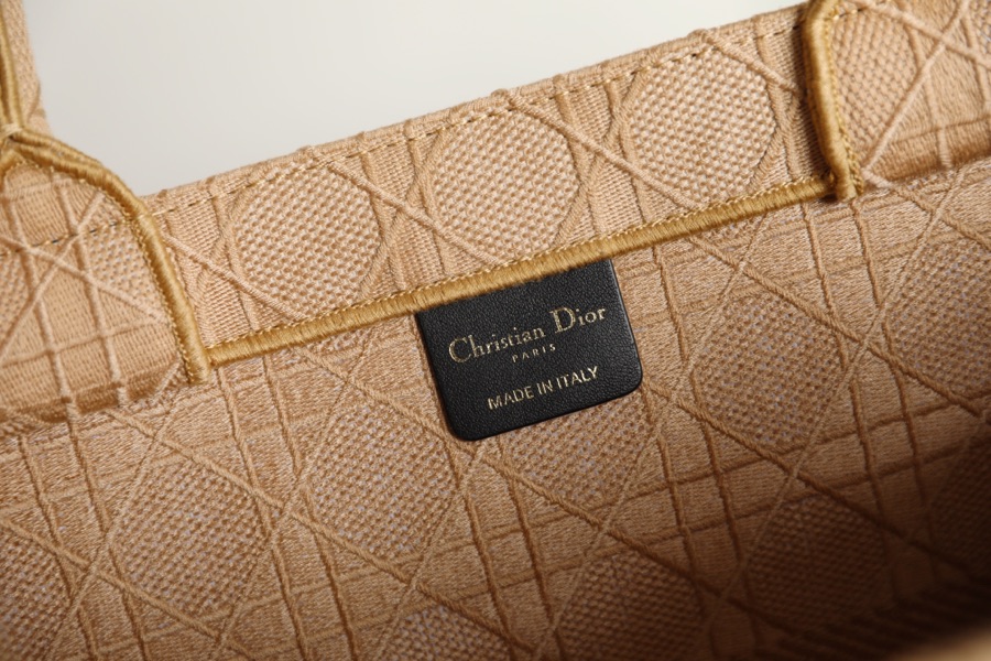 Replica Dior Book Tote Natural Cannage Raffia - Image 3