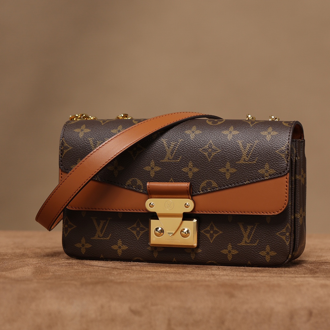 Replica Louis Vuitton Monogram Leather Marceau M46126 AAA - Image 9