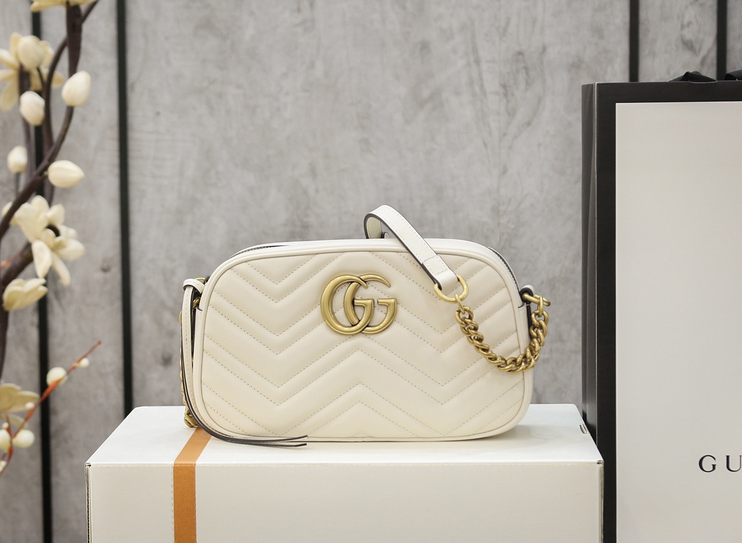 Replica Gucci Gg Marmont Matelasse Shoulder Bag 447632