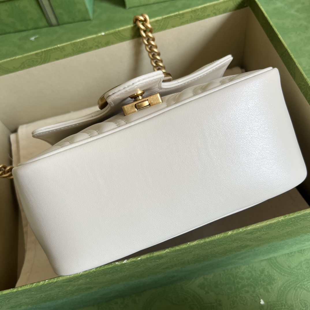 Replica Gucci Marmont Gg White 739682 - Image 7