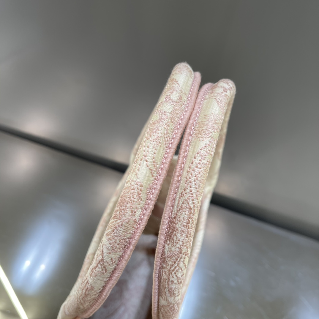 Replica Dior Book Tote Medium Pink Toile De Jouy Embroidery M1296Ztdt_M956 - Image 6