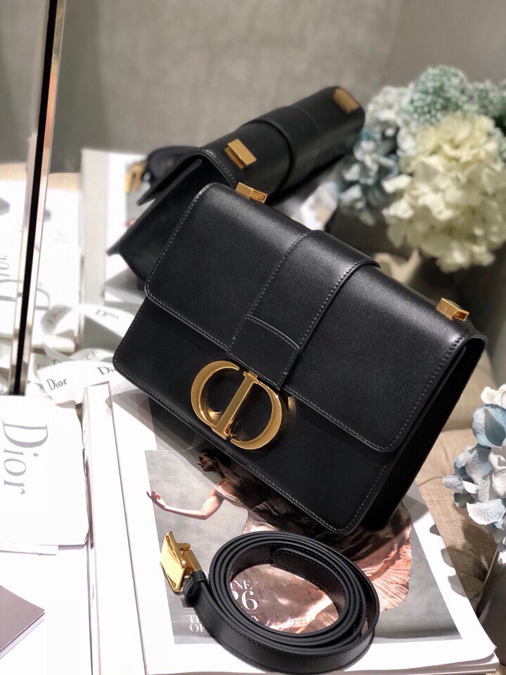 Replica Dior 30 Montaigne Bag Black Box Calfskin M9203Umos_M911 - Image 8