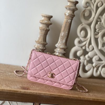 Replica Chanel Wallet On Chain Pink Ap1450