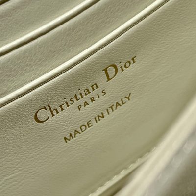 Alternative view of Replica Dior Miss Mini Bag White Patent Cannage Calfskin