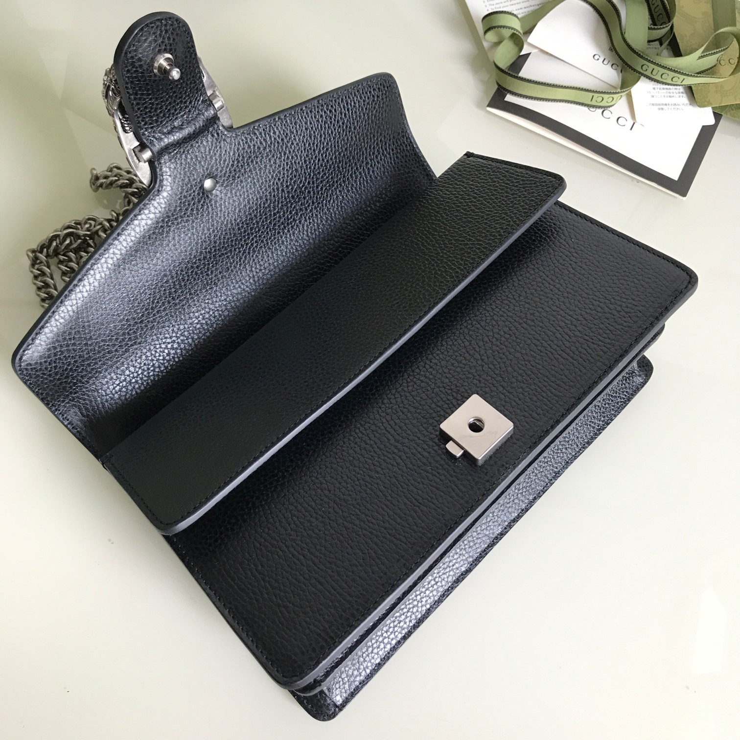 Replica Gucci Dionysus Small Shoulder Bag Black 400249 - Image 2