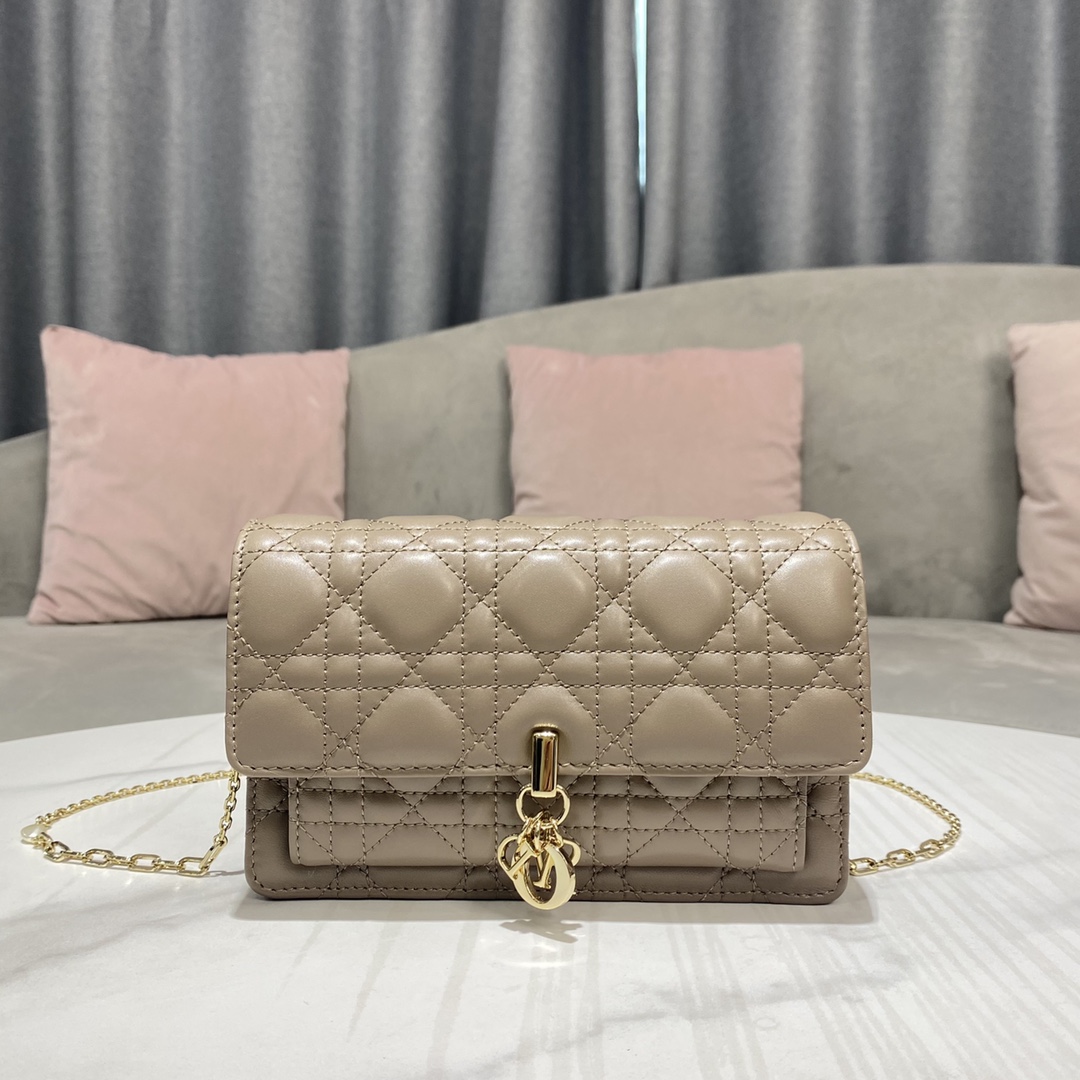 Replica Dior Lady Dior Chain Pouch S0937Onmj_M116