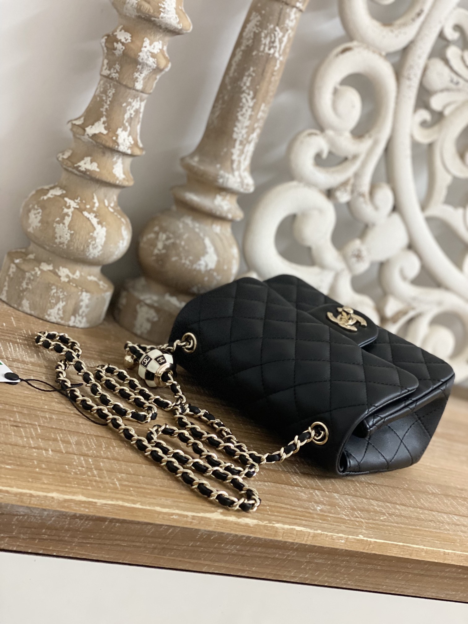 Replica Chanel Cf Mini 1786 Black - Image 2