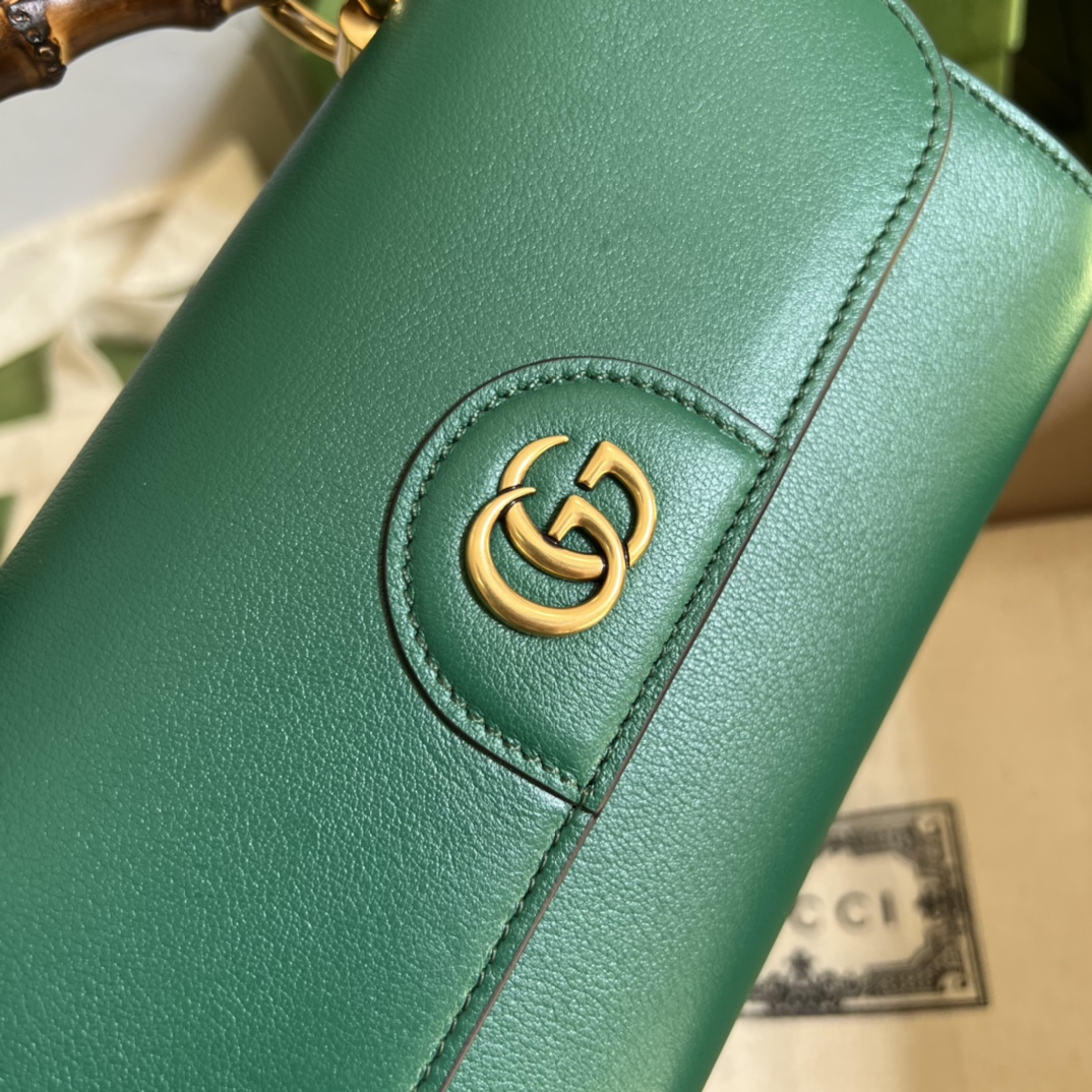 Replica Gucci Gg Small Top Handle Bag With Bamboo - Image 5