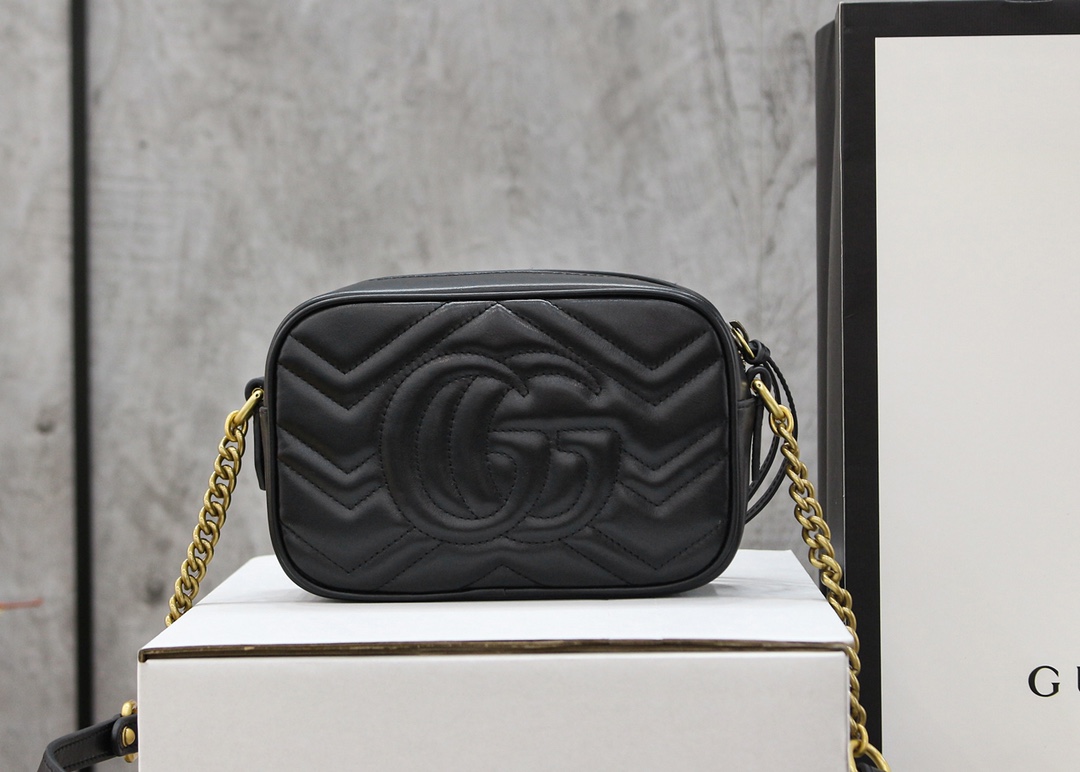 Replica Gucci Gg Marmont Matelasse Mini Bag 448065 - Image 7