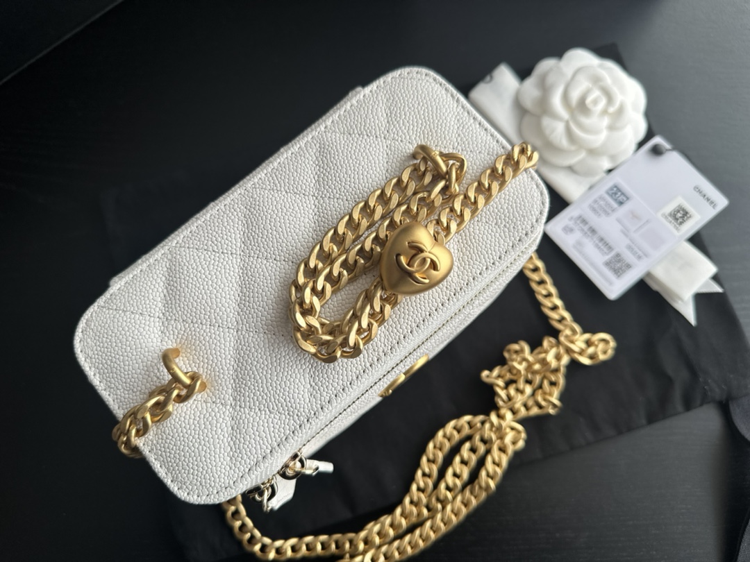 Replica Chanel Vanity Case White Ap3204 - Image 8
