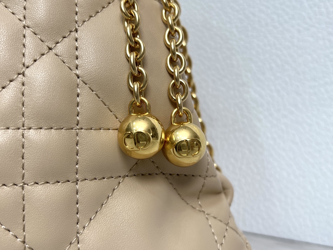 Replica Dior Medium Ammi Bag Sand Pink Supple Macrocannage Lambskin M22566Fbe_M84P - Image 8