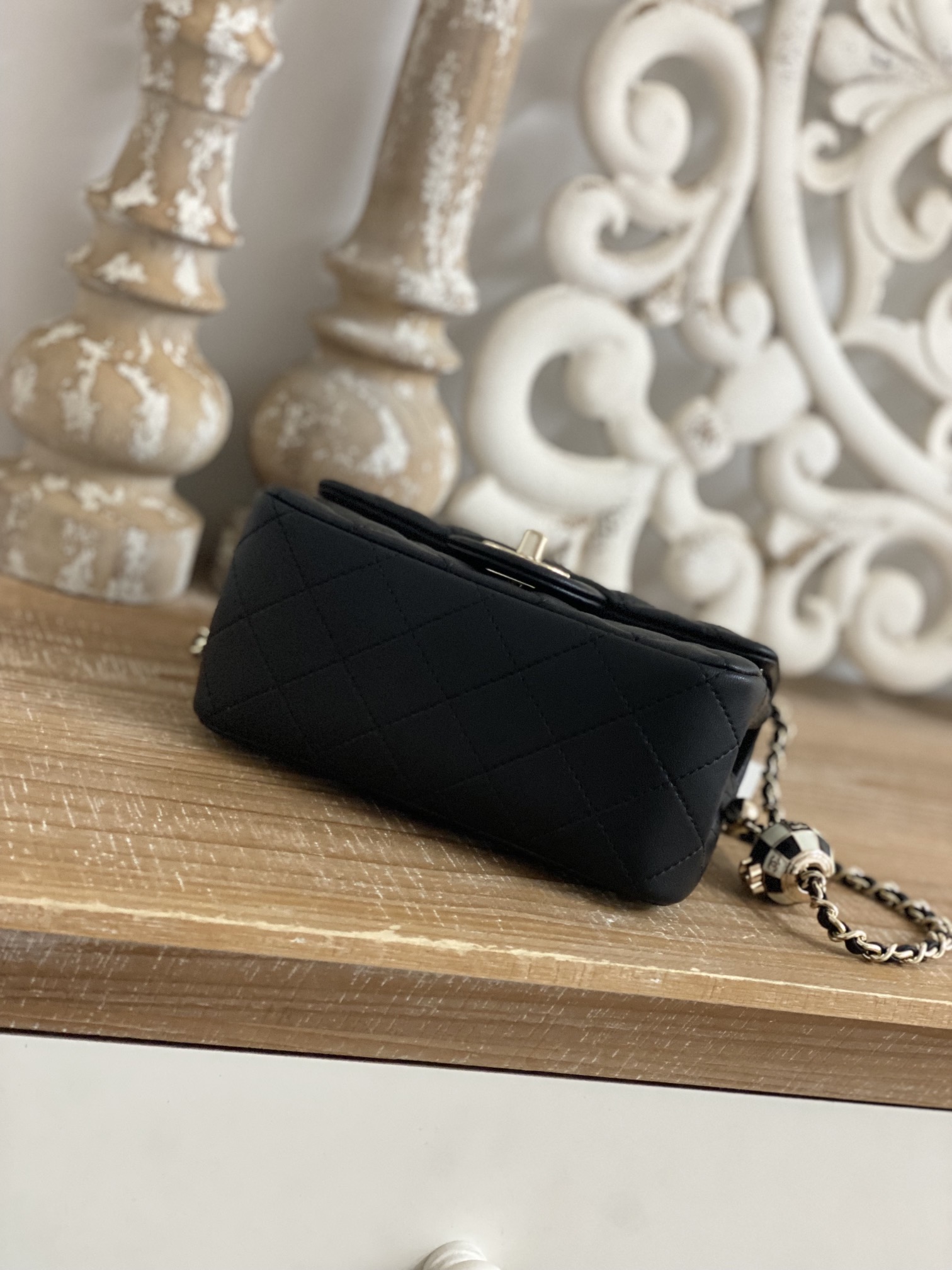 Replica Chanel Cf Mini 1786 Black - Image 3
