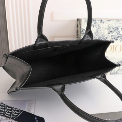 Alternative view of Replica Dior Book Tote Medium Black Calfskin M1265Ztqt_M911