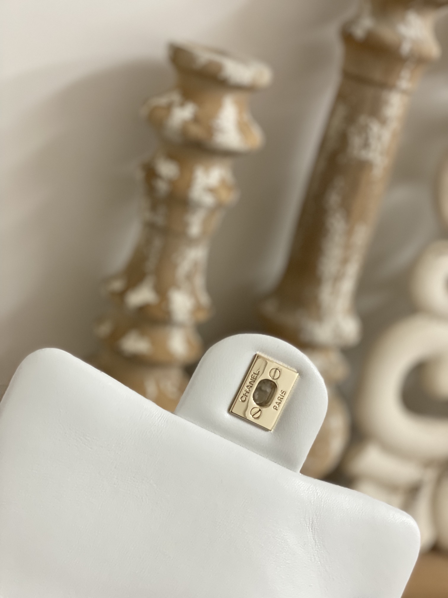 Replica Chanel Cf Mini 1786 White - Image 3