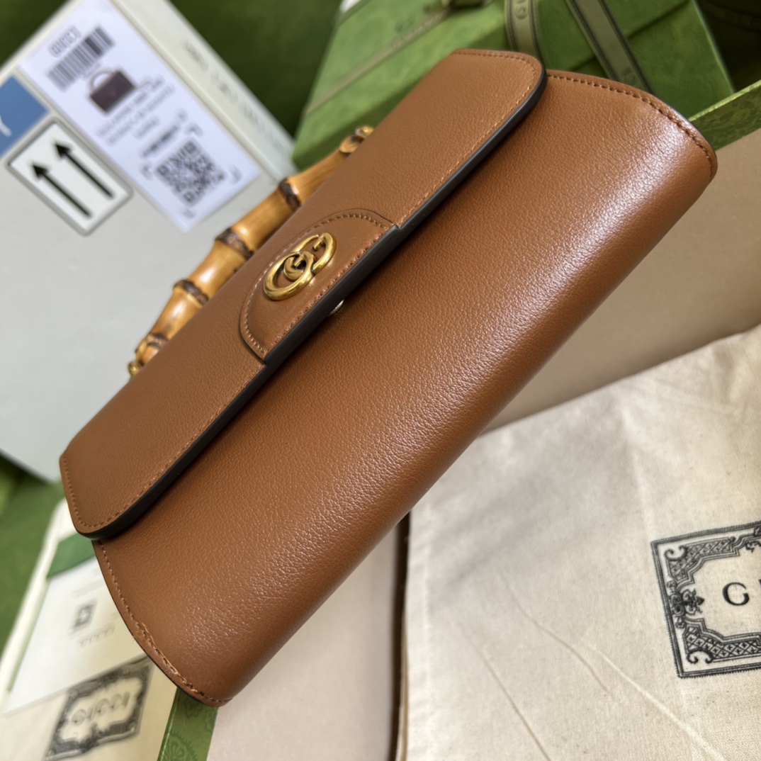 Replica Gucci Gg Small Top Handle Bag With Bamboo 675794 - Image 5