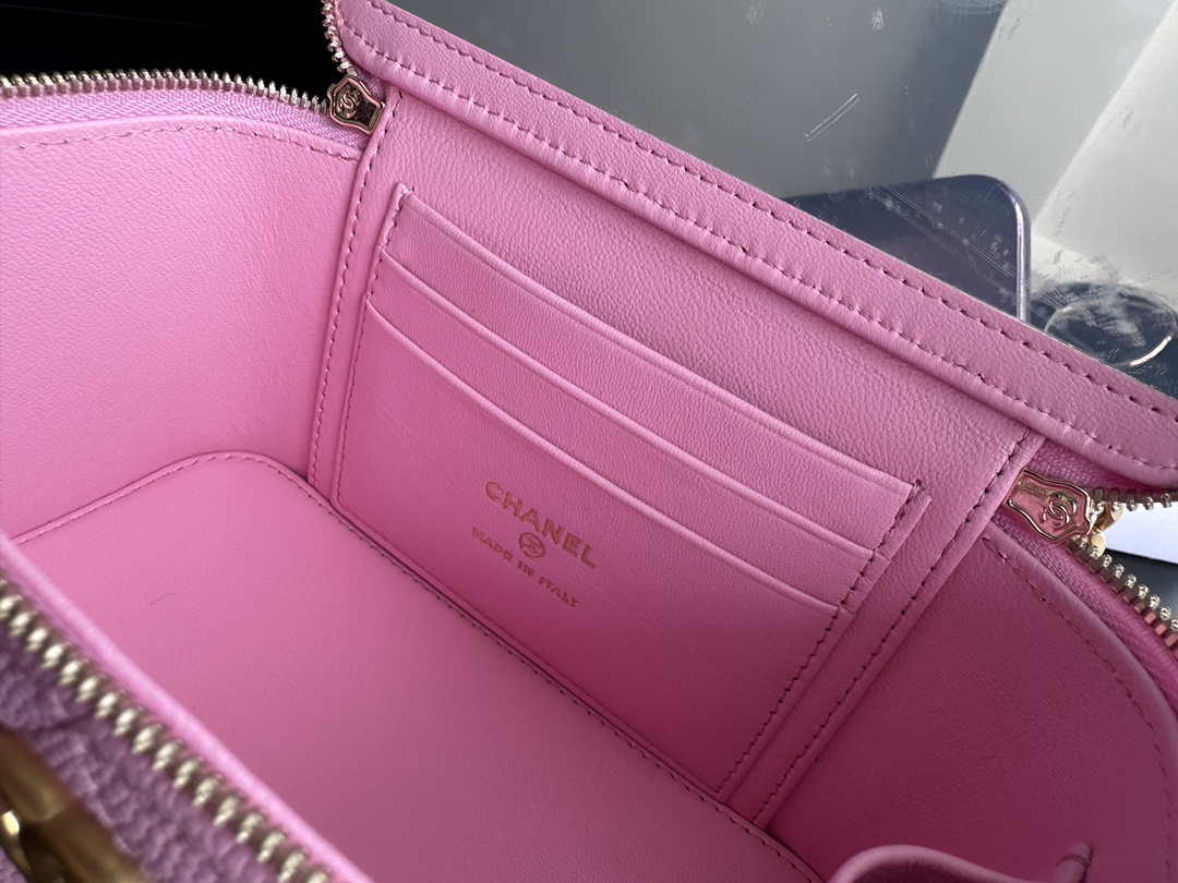 Replica Chanel Classic Wallet On Chain Pink Ap0250 - Image 5