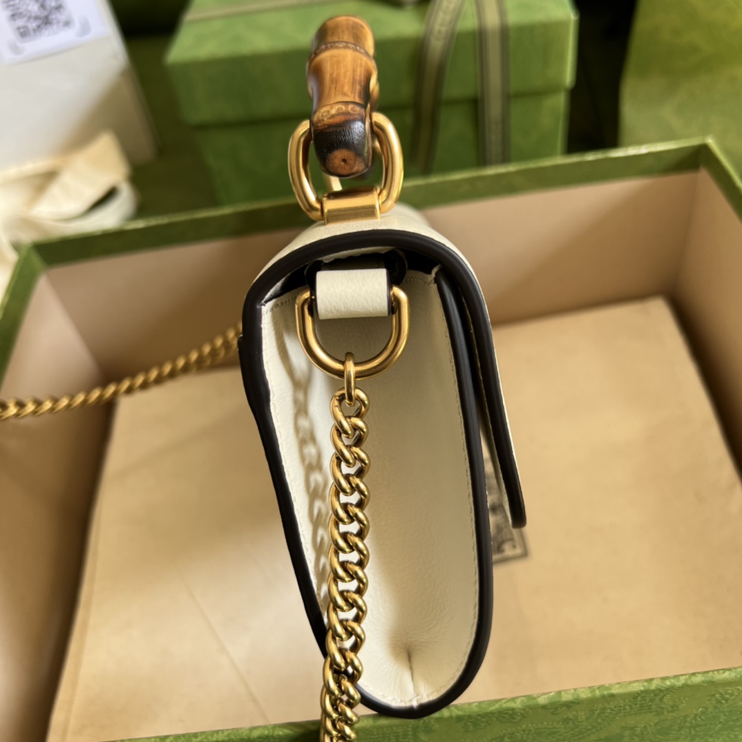 Replica Gucci Gg Small Top Handle Bag With Bamboo 675794 - Image 6