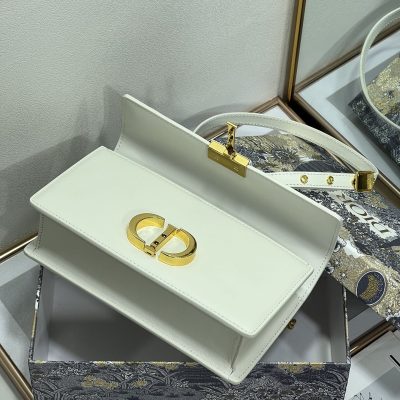 Alternative view of Replica Dior 30 Montaigne Bag White Box Calfskin S2110Umos_M991
