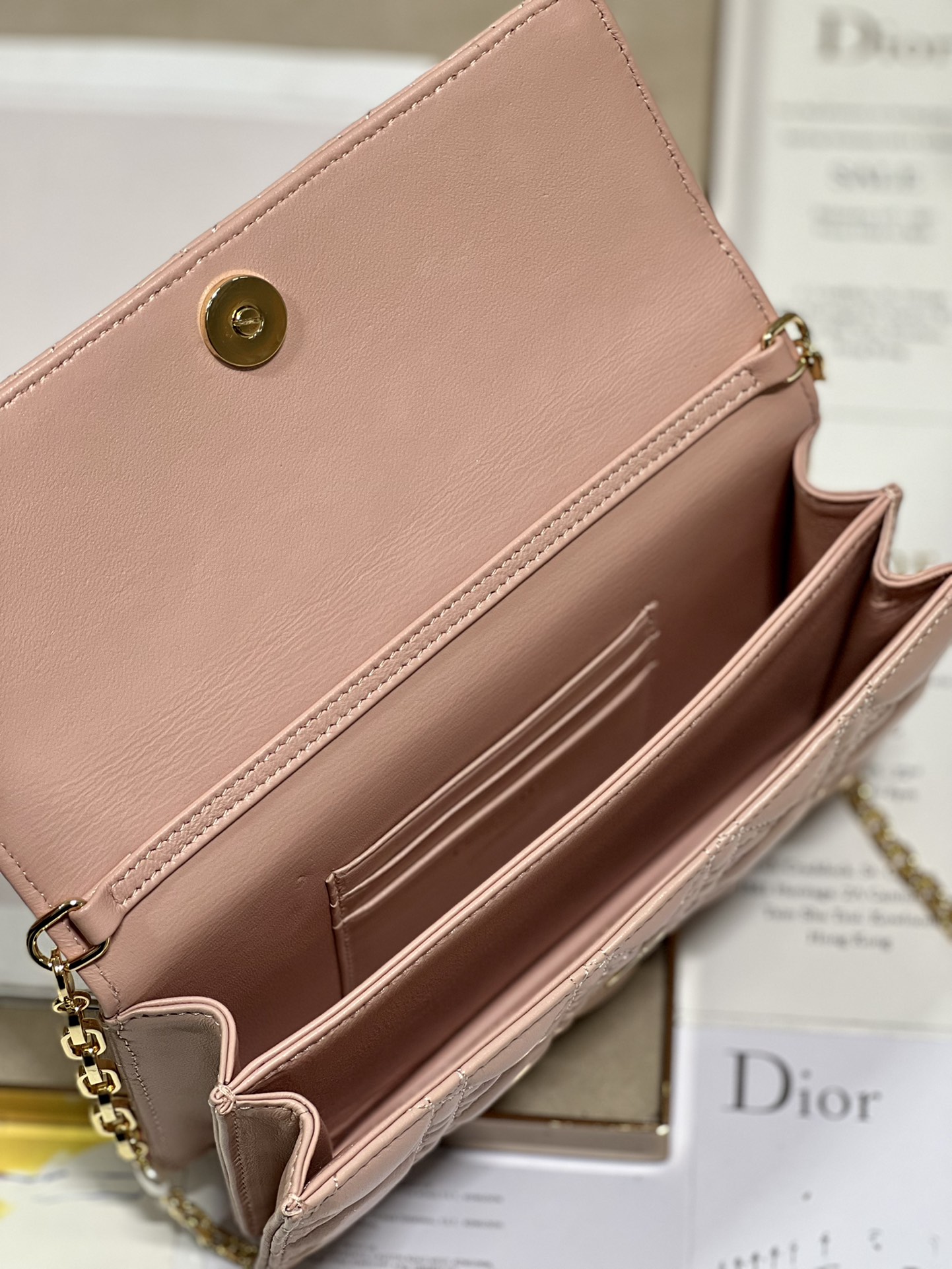 Replica Dior Miss Mini Bag Rose Des Vents Cannage Lambskin S0980Onmj_M49P - Image 3