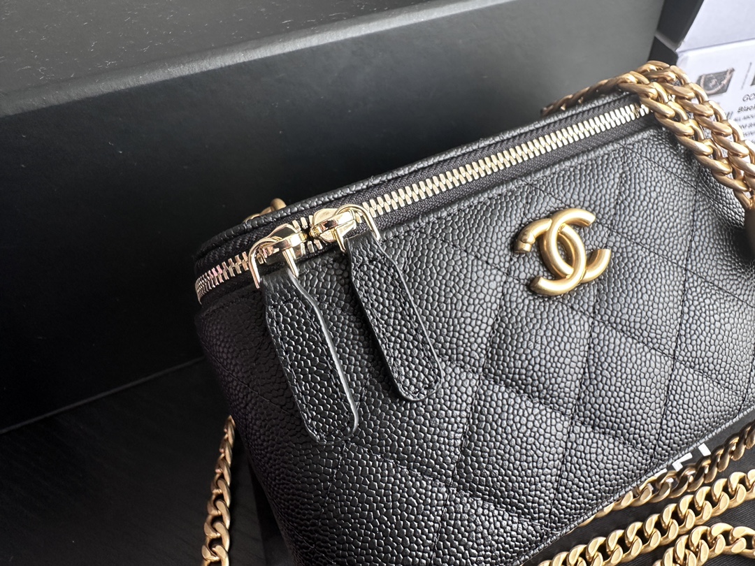 Replica Chanel Vanity Case Black Ap3204 - Image 8