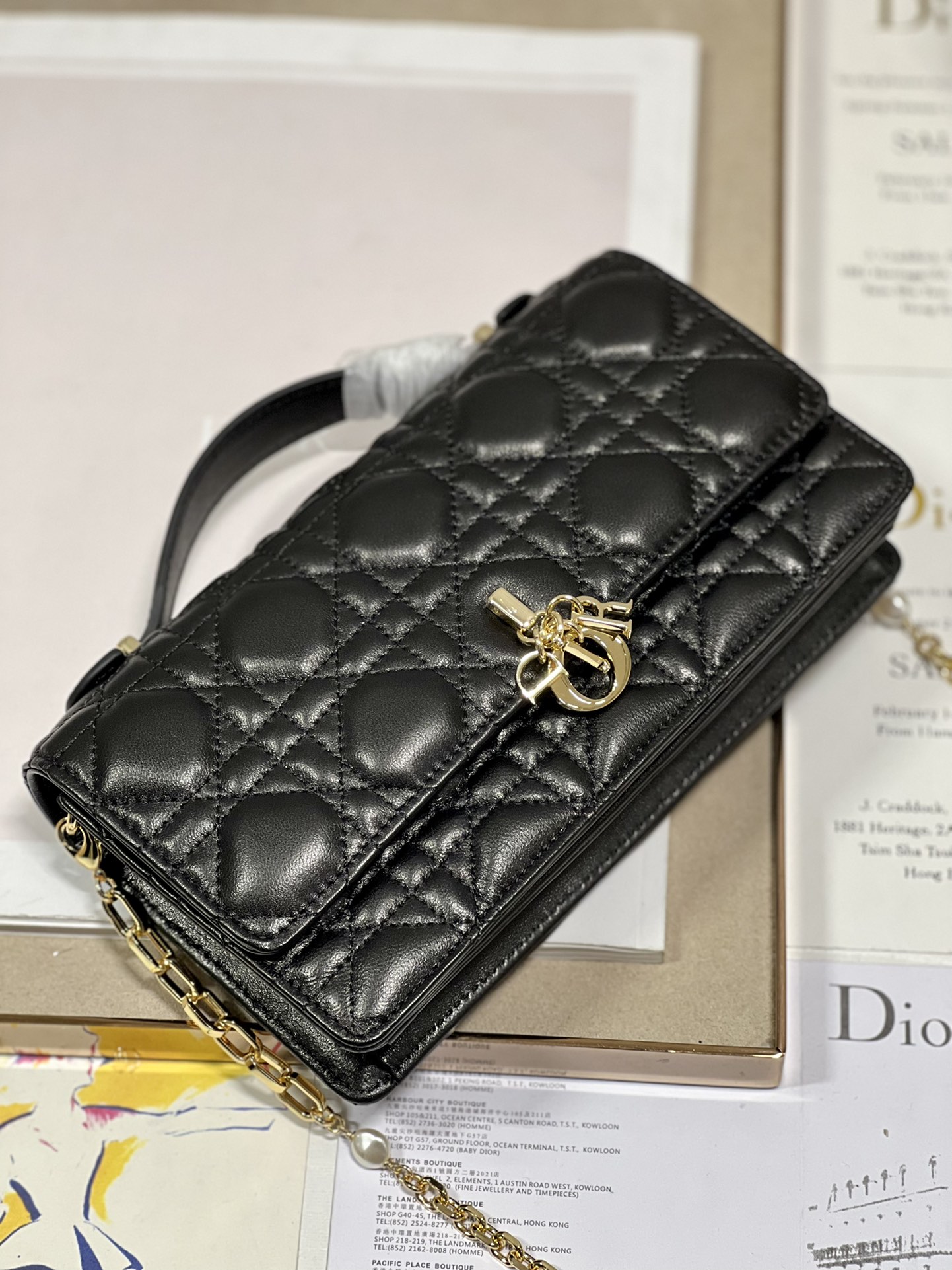 Replica Dior Miss Mini Bag Black Cannage Lambskin S0980Onmj_M900 - Image 4