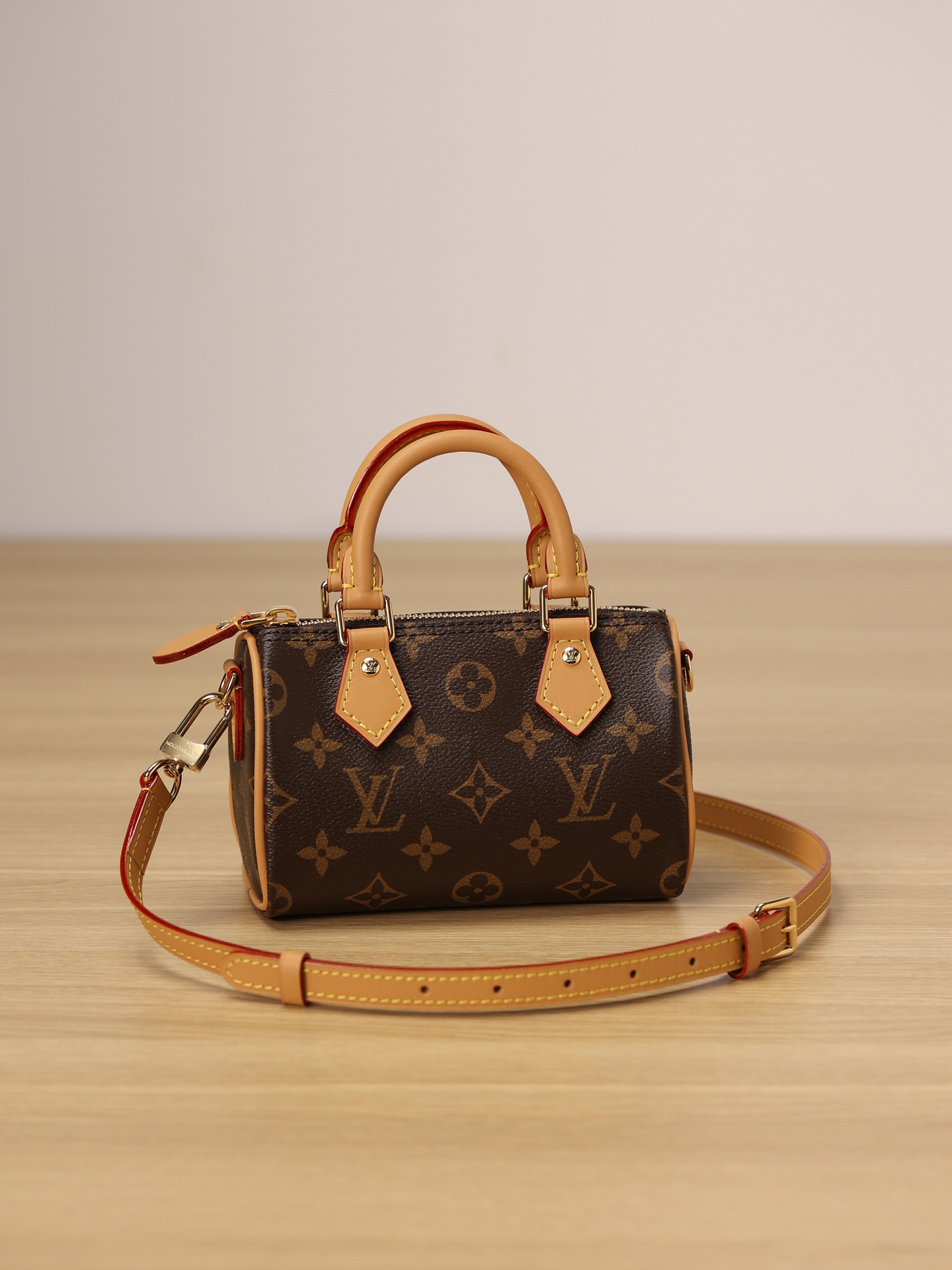Replica Louis Vuitton Monogram Canvas Nano Speedy M81085 - Image 8