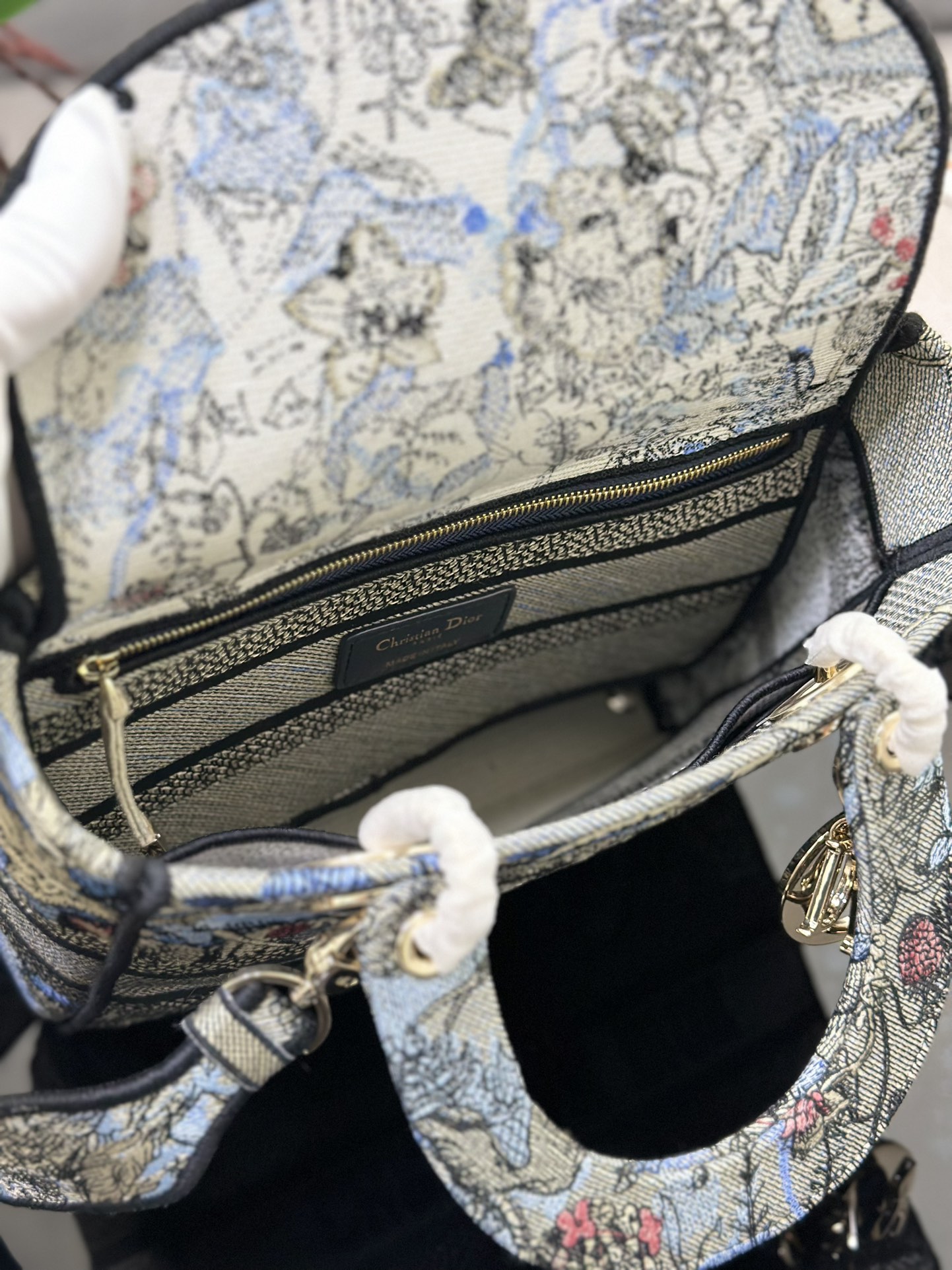 Replica Dior Medium Lady D-Lite Bag M0565Orzi_M49E - Image 3