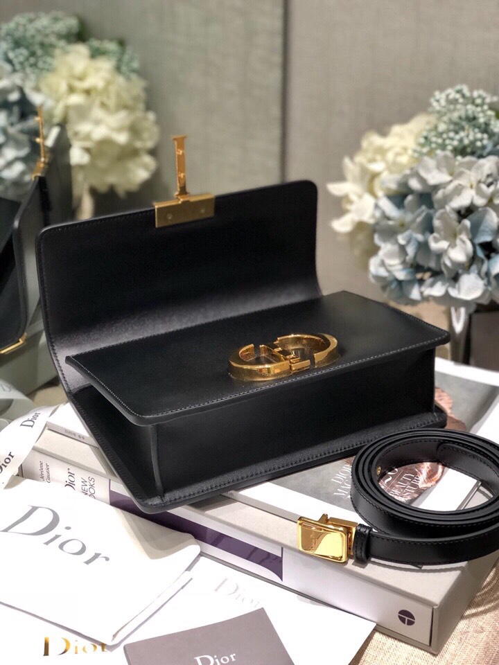 Replica Dior 30 Montaigne Bag Black Box Calfskin M9203Umos_M911 - Image 6