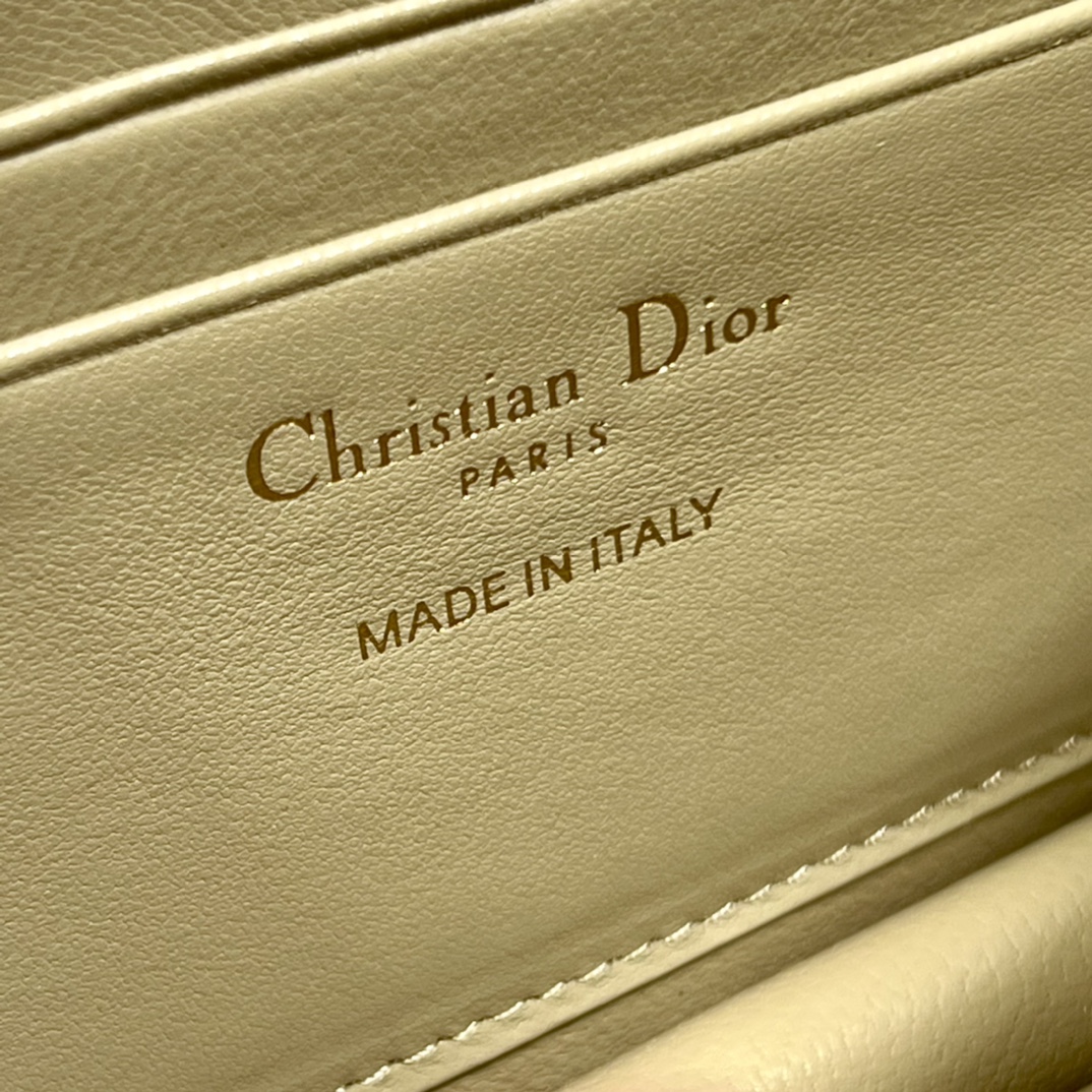 Replica Dior Miss Mini Bag Apricot Cannage Lambskin - Image 2