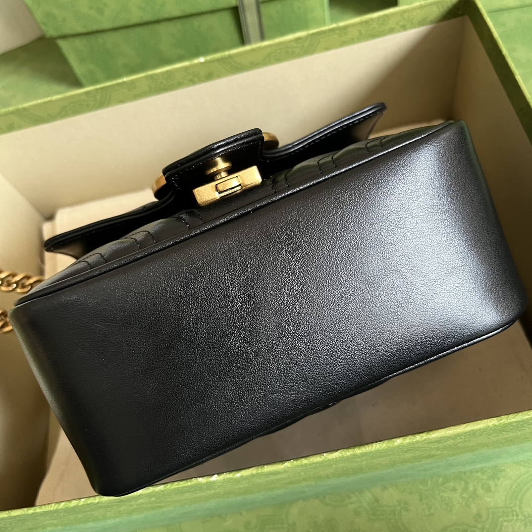 Replica Gucci Marmont Gg Black 739682 - Image 9